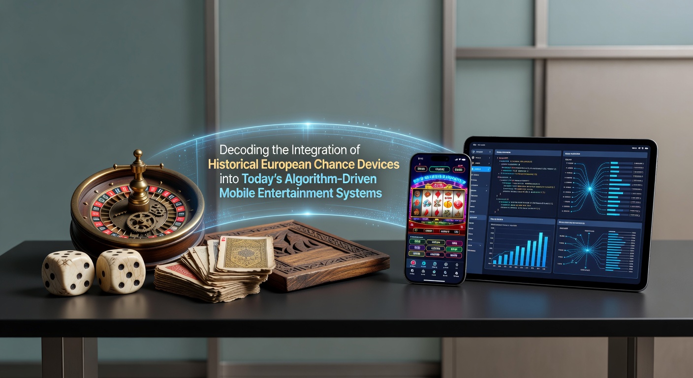 Historical European dice and roulette wheel alongside modern mobile gaming interfaces showing algorithmic simulations