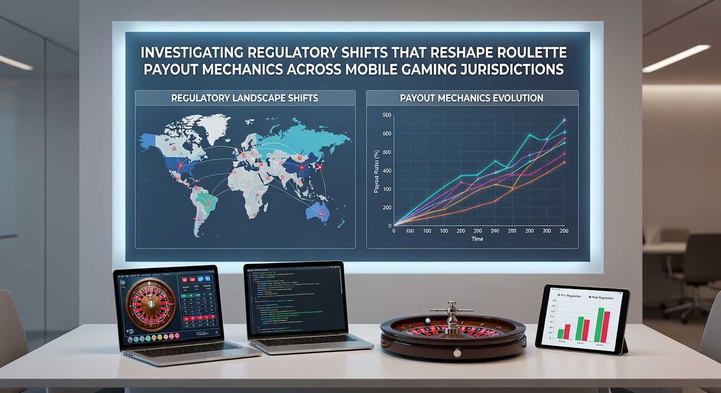 Regulatory compliance dashboard showing roulette payout adjustments for mobile platforms