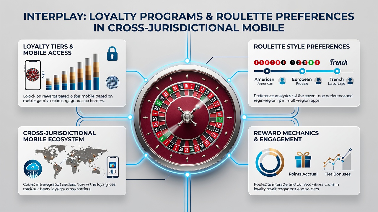 Analytics dashboard showing roulette style preferences linked to loyalty program tiers in mobile casinos