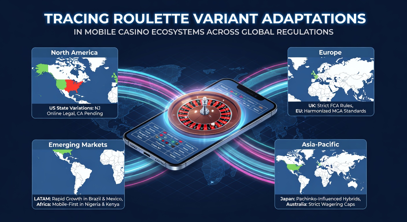 Smartphone displaying various roulette variants in a mobile casino app with touch-friendly interface elements